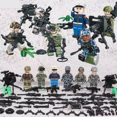 ブロックのおもちゃ レゴ互換 ミリタリーミニフィグシリーズ【傭兵部隊】 01