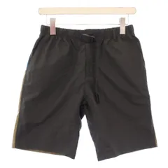 グラミチ GRAMICCI BEAMS別注 オールコンディションナイロンショーツ ショートパンツ クライミング ジップフライ ロゴ M 黒 ブラック マルチカラー GMP-18S181 /BB