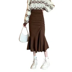 [ジョセファシエール] ロング スカート マーメイド ミモレ丈 レディース ゴルフウェア 秋冬 秋 黒 白 スーツ タイト 夏 セットアップ ミニ 膝丈 チェック フォーマル 冬 お洒落 人気 ベスト デニム 大きいサイズ 水着 長め 単品 セクシー レース 