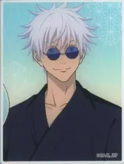 【中古】キャラカード 五条悟(アップ) 「呪術廻戦×浅草花やしき 描き下ろしイラスト 懐玉・玉折 浴衣ver. トレーディングアクリルカード」