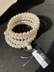 7割引☆パールブレスレット5連