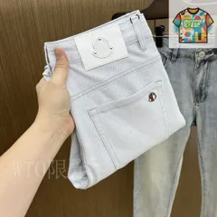 【今日WTO】Mon 25ss メンズストレートジーンズ-QK33
