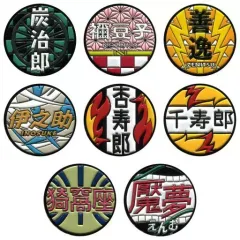 【中古】バッジ・ピンズ 全8種セット 「劇場版 鬼滅の刃 無限列車編 ヘッドマーク風 ランダムピンバッジ」 劇場グッズ
