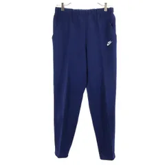 ナイキ 日本製 ジャージパンツ L ネイビー NIKE ウエストゴム メンズ 【中古】  【230905】