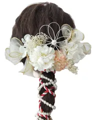 【人気商品】4色 リボン 成人式 パール 髪飾り 水引 紐 人気 髪飾り 和服 ヘアーアクセサリー かんざし 着物 振袖 袴 花 [JZOON] 浴衣 結納 卒業式 入学式 結婚式 発表会 K0806
