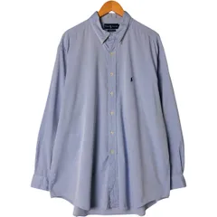 古着 ラルフローレン Ralph Lauren CLASSIC FIT 長袖 ボタンダウンシャツ メンズXL相当/eaa586998