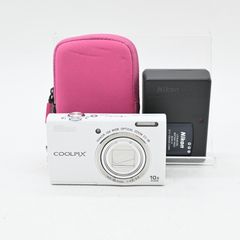 【難有品】Nikon デジタルカメラ COOLPIX (クールピクス) S6200 ナチュラルホワイト S6200WH