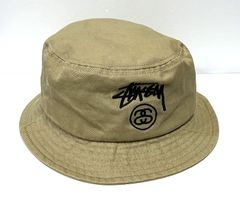 Stüssy ベージュ バケットハット L−XLサイズ - メルカリ