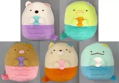 【中古】ぬいぐるみ 全5種セット すみっコとうみっコ マーメイドころっとぬいぐるみ 「すみっコぐらし」