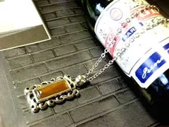 チェーンは オマケアラベスク フレーム ペンダント【タイガーアイ】 ペンダント ネックレス シルバー925 メンズ レディース 天然石 タイガーアイ パワーストーン 1fs