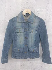 ◇ INDIVI インディヴィ 長袖 Gジャン デニム ジャケット 38 インディゴ *  【1002799929783】