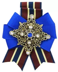 【中古】アクセサリー(非金属) 聖川真斗 リボンブローチ 「うたの☆プリンスさまっ♪ SHINING STAR STAGE -LOVE in DREAM-」