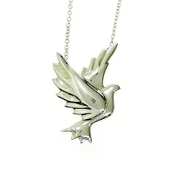 【美品】Tiffany&co.ティファニー 鳥 鳩 ネックレス 925
