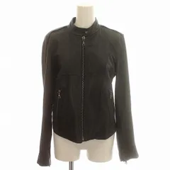 セオリー Theory NEW SMOOTH LEATHER VAVEWICK ライダースジャケット シングル 羊革 ラムレザー ブルゾン S 黒 ブラック /☆G