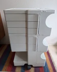 B-LINE  ボビーワゴン3段5トレイ  中古 ホワイト