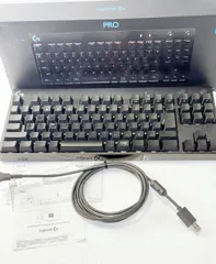 【HY】【中古】【美品】Logicool G PRO ゲーミングキーボード テンキーレス 日本語配列 クリッキー Gaming Keyboard G-PKB-002CK[送料無料(一部地域を除く)]HY001