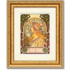 【特価商品】アルフォンスミュシャ[名画]額付きポスター/ゾディアックユーパワーAM-02008ギフトインテリア通販 風景専門店(R)のあゆわら