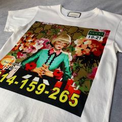 GUCCI グッチ イグナシモンレアル コラボ Tシャツ 総柄 グラフィック JPタグ M
