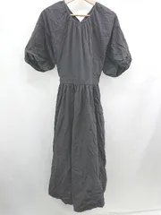 ◇ ⊂ センス オブ プレイス バイ アーバンリサーチ シンプル系 半袖 膝下丈 ワンピース サイズ1 ブラック系 レディース E  【1507250003847】