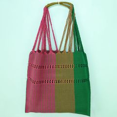 メキシコ製 ハンモックバッグ ストライプ 314