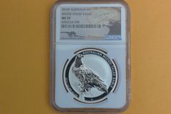 2016P Atralia NGC MS70 Wedge-Tailed Eagle John Mercanti Signed