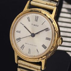 ✨️美品✨️アンティークTIMEX 金銀コンビ 腕時計 手巻 - メルカリ