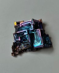 ビスマス結晶　蒼紫