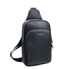 コーチ バッグ メンズ COACH ショルダーバッグ レザー イーサン パック スリングパック CQ669 SV/BK ブラック