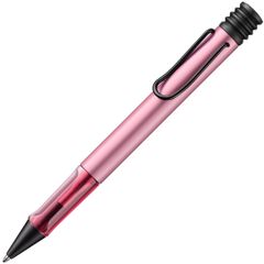Lamy AL-star オータムピンク - 透明で人間工学に基づいたグリップと線幅M - 軽量アルミニウムボディ - 大容量リフィルM 16インチ黒を含むボールペン [秋のピンク。]