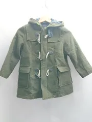 ◇ ⊇ COMME CA ISM コムサイズム キッズ 子供服 長袖 ダッフルコート サイズ120A カーキ 男の子 E  【1411280044988】
