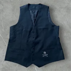 【希少】Roen(ロエン)フロントレザーベスト/レオパード/スワロフスキースカル 希少】Roen(ロエン)フロントレザーベスト/レオパード/スワロフスキースカル