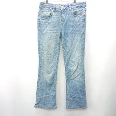 ◇ Θ ZARA ザラ 綿混合 デニム サイズ38 ブルー系 レディース E  【1409240006305】