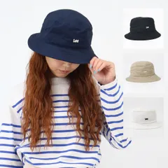 Lee リー バケットハット 117-176004 ロゴ刺繍 COLOR BUCKET OG COTTON 帽子おしゃれ バケハ アウトドア レジャー フェス 紫外線防止 レディース メンズ ブランド
