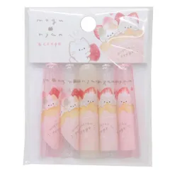 もぐにゃん[鉛筆キャップ]えんぴつカバー5本セット/クレープ