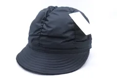 安心帽子 キャスケット クッション 帽子 レディース 57.5cmサイズ ブラック cap 【中古】