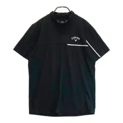 サイズ：M CALLAWAY キャロウェイ  モックネック 半袖Tシャツ  ブラック系 [240101470072] ゴルフウェア メンズ ストスト