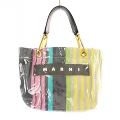 MARNI グロッシーグリップ　glossy grip マルニ　ストライプバッグ 大人気 MARNIマルニ GLOSSY GRIP ストライプバッグ（マルニ