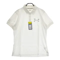 サイズ：XL UNDER ARMOUR アンダーアーマー  半袖ポロシャツ  ホワイト系 [240101477914] ゴルフウェア メンズ ストスト