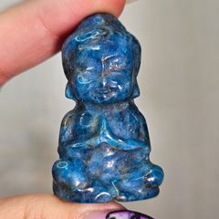 ブルーアパタイト✨大仏✨ブッダ✨カービング✨