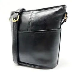 ✨良品✨ OLD COACH オールドコーチ ショルダーバッグ トートバッグ バックル ロゴ型押し ゴールド金具 ビンテージ ヴィンテージ 肩掛け 斜め掛け ユニセックス レディース メンズ ブラック 黒色