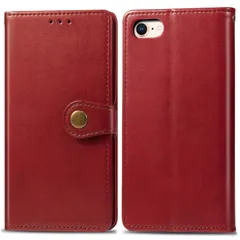 / / / iPhone7 iPhone8 (2020) 第2世代 ケース SE SE 手帳型 iPhone iPhone (2022) ビジネスフリップノートレザーケースシンプルなレトロなファッション携帯電話ケース防水と汚れた携帯電話ケース多機能財布収納付き