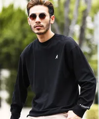 新品 未使用 KANGOL(カンゴール)KANGOL別注ヘビーウェイトロンT 210948 ブラックB