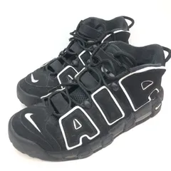 【中古】NIKE AIR MORE UPTEMPO BLACK/WHITE 2020 27.5cm 414962-002[66]