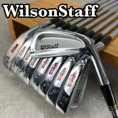 値下げ中【美品】ゴルフ　アイアンセット 8本　ウィルソンSTAFFモデル 楽天市場】ウィルソン スタッフ STAFF MODEL BLADE IRONS 8本組