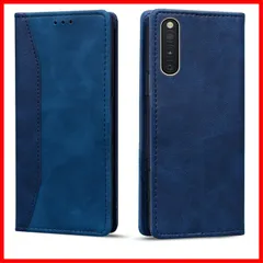 (ブルー) 携帯ケース Galaxya41スマホケース GalaxyA41ケース 便利 横置き機能 折り畳み式 防水 カードポケット ギャラクシーSC41Aケース ベルトなし 内蔵マグネット開閉式 ギャラクシーa41ケース ケース ケース SC-41A カバー