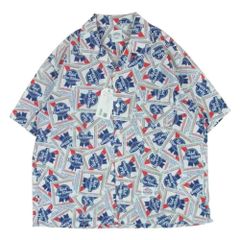 BEDWIN & THE HEARTBREAKERS ベドウィンアンドザハートブレイカーズ 25SS 25SB1748 Pabst Ex. SHIRT COLIN 総柄 レーヨン オープンカラー アロハ 半袖 シャツ 2 未使用 【中古】