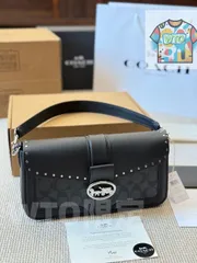 【今日WTO】Coach Georgie Colorblock Rivet Messenger Bag - コーチ ジョージー カラーブロック リベット メッセンジャーバッグ～3way ～送料無料-WTO輸入2-ZB43