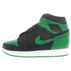 NIKE (ナイキ) AIR JORDAN 1 RETRO HIGH OG PINE GREEN 555088-030 エアジョーダン1 パイングリーン ハイカットスニーカー ブラック/グリーン US8.5/26.5cm