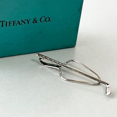 c743 美品　ティファニー　ゴルフクラブ　マネークリップ　ネクタイピン　925 c743 美品 ティファニー ゴルフクラブ マネークリップ ネクタイピン