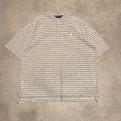 ラルフローレン　ポロゴルフ　ストライプホワイト